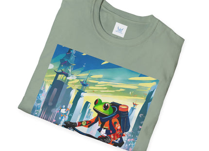 Cyberpunk Frog Softstyle T-Shirt