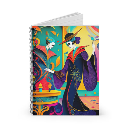 Phantoms of Elegance Spiral Notebook - Ruled Line
