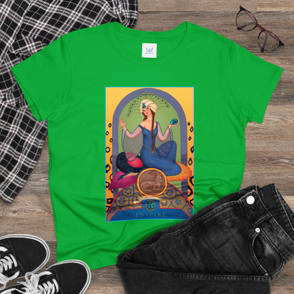 December & Tanzanite (from the Gem Series) by Sofia Chiostri Women's Midweight Cotton Tee