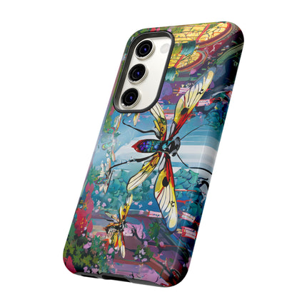 Neon Swarm Phone Cases