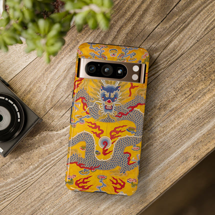 Majestic Dragon Regalia – Imperial 12-Symbol Robe Phone Cases