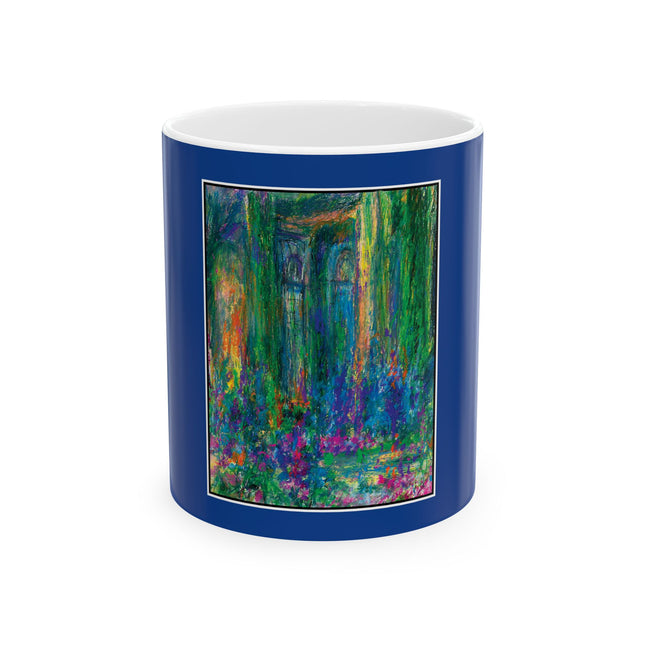 A Serene Garden Retreat at Longwood Gardens Ceramic Mug 11oz