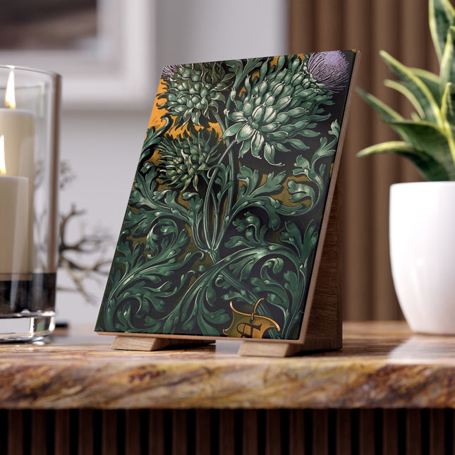 The Plant in Art and Industry Plate 06 Ceramic Tile
