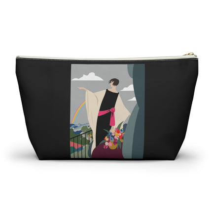 Rainbow Reverie Cosmetic Bag – Serene Elegance & Quiet Hope