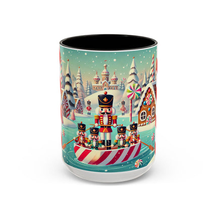 Nutcracker Candy-Striped Adventure Colorful Mugs (11oz, 15oz)