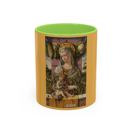 Madonna and Child by Carlo Crivelli Colorful Mugs (11oz, 15oz)