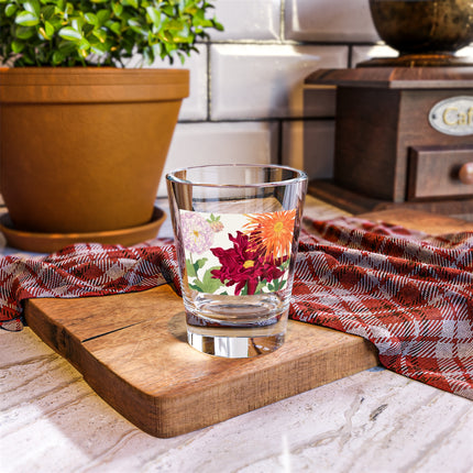 Dahlia Flower by Tanigami Kônan Shot Glass, 1.5oz