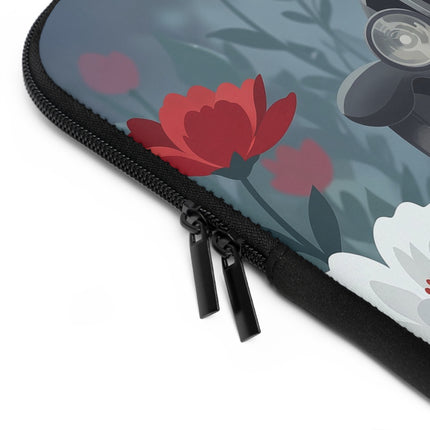 🏎️🌺 The Lady Of The Grand Touring Car Laptop Sleeve – Art Deco Motoring Elegance