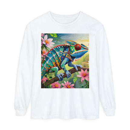 Camouflage Chameleon Long Sleeve T-Shirt