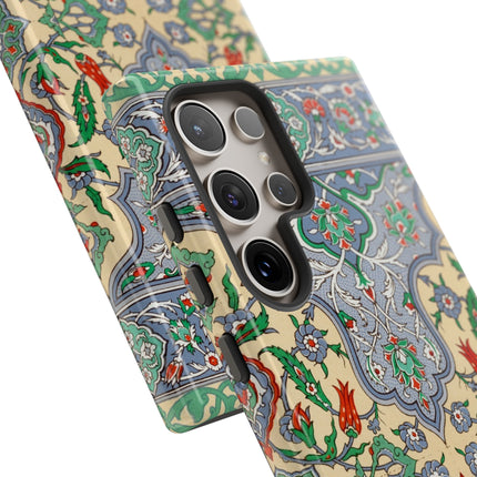 Arabic Art Pattern, Plate by Emile Prisse d’Avennes Phone Cases