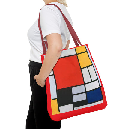 Composition with Red, Yellow, Blue, and Black by Piet Mondrian Tote Bag (AOP)