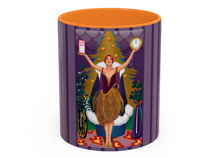 Countdown to Christmas Elegance Colorful Mugs (11oz, 15oz)