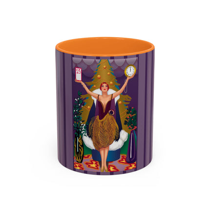 Countdown to Christmas Elegance Colorful Mugs (11oz, 15oz)
