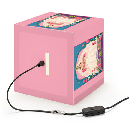 August & Peridot Zodiac Light Cube Lamp