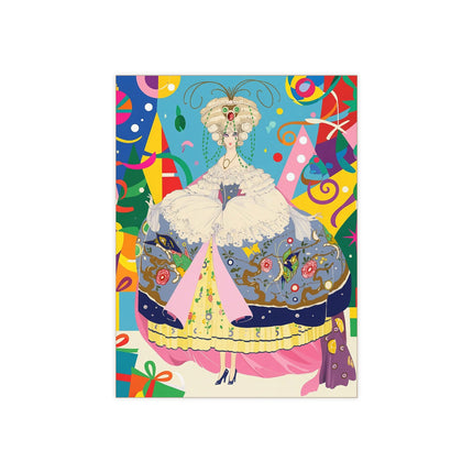 🎁✨ The Christmas Court Of Joy Ceramic Tile – Art Deco Holiday Fantasy