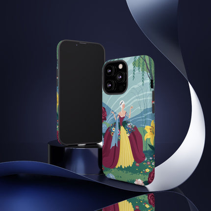 🌹🌿 The Willow Garden Promenade Phone Case – Art Deco Floral Elegance