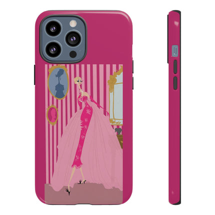 Lady in Pink Phone Case – Graceful Sophistication
