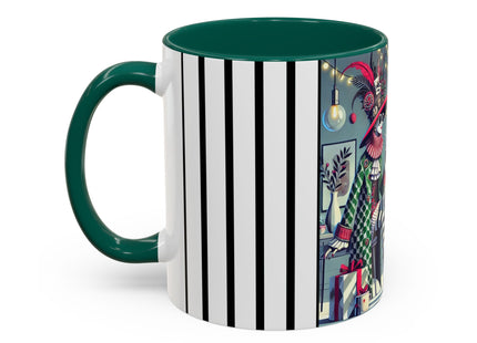Whimsical Christmas Tea Party Colorful Mugs (11oz, 15oz)
