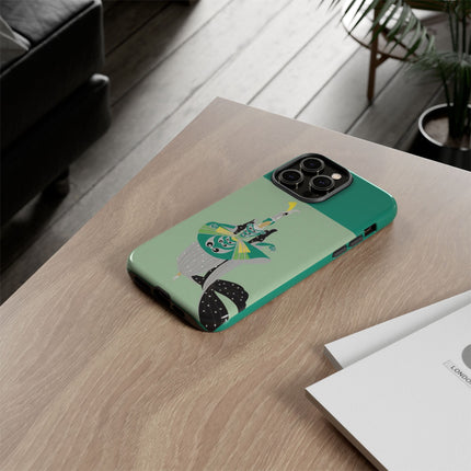 Peacock Dancer Phone Case – Opulent Glamour & Theatrical Elegance