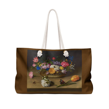Flower Still Life by Ambrosius Bosschaert Weekender Bag