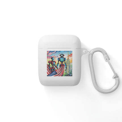 High Fashion Cyberpunk CIA Robots AirPods Case Cover