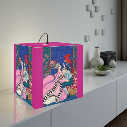 The Jealous Parrot by George Barbier Light Cube Lamp