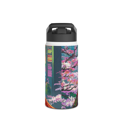Cyberpunk Samurai Stainless Steel Water Bottle