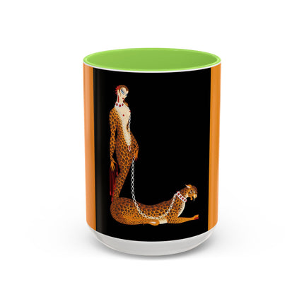 Leopard Queen Colorful Mugs – Wild Beauty & Art Deco Glamour