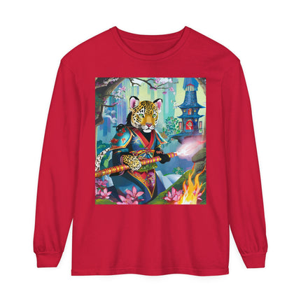 Cyberpunk Leopard Long Sleeve T-Shirt