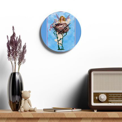 Enchanting Serenity Acrylic Wall Clock