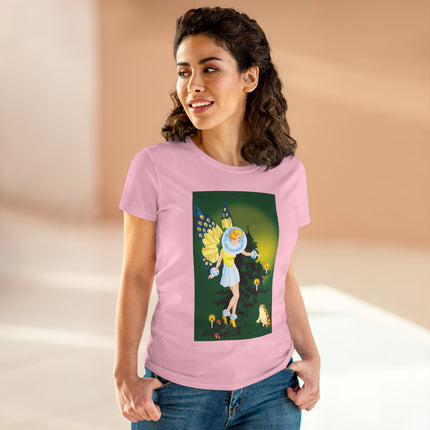 The Enchanted Encounter Women's Midweight Cotton Tee