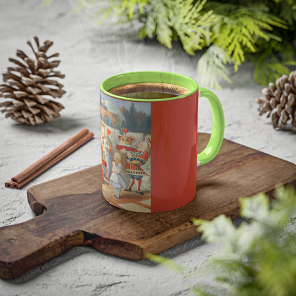 Off with her head! Off with— by Sir John Tenniel Colorful Mugs, 11oz