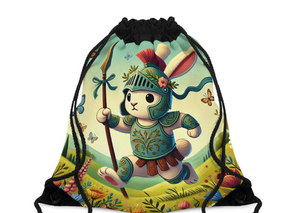 Rabbit Gladiator Drawstring Bag