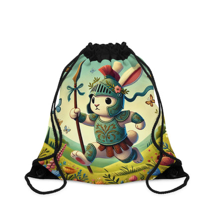 Rabbit Gladiator Drawstring Bag