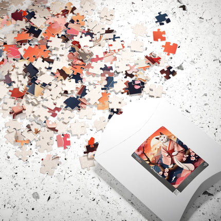 Japanese Bobtail's Repose Puzzle (110, 252, 520, 1014-piece)