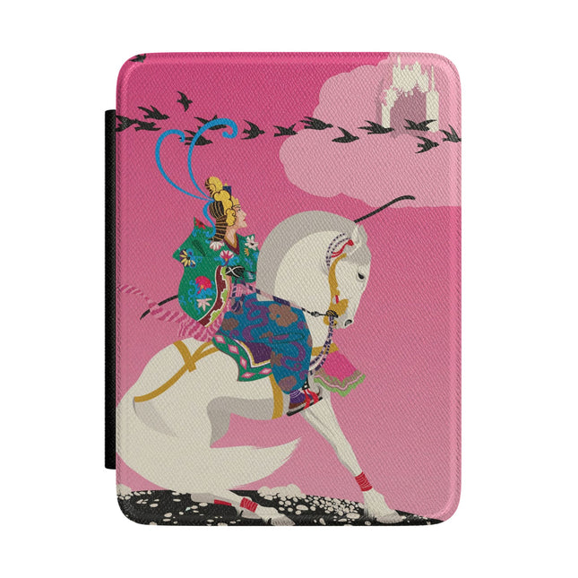 Samurai Princess on the White Steed Kindle Case – Bold Fantasy & Elegant Adventure