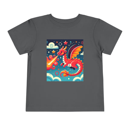 Starry Sky Dragon Toddler Short Sleeve Tee