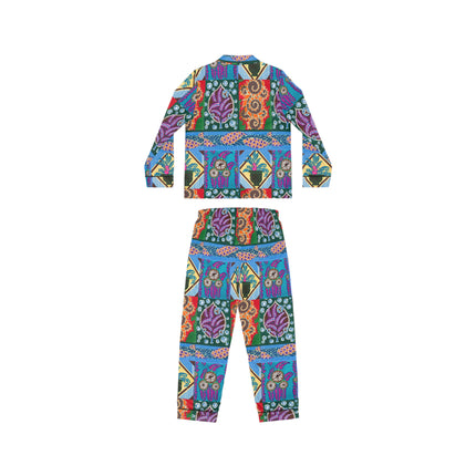 Floral Design by Emile-Alain Séguy Women's Satin Pajamas (AOP)