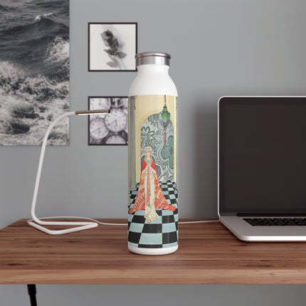 Cadmus Beheld a Female Figure by Virginia Frances Sterrett Slim Water Bottle