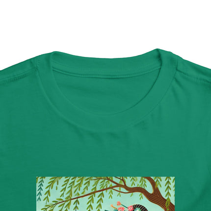 Sparrow Dance Geisha Fairy Toddler Short Sleeve Tee