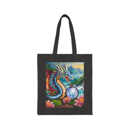 Wisdom's Guardian Cotton Canvas Tote Bag