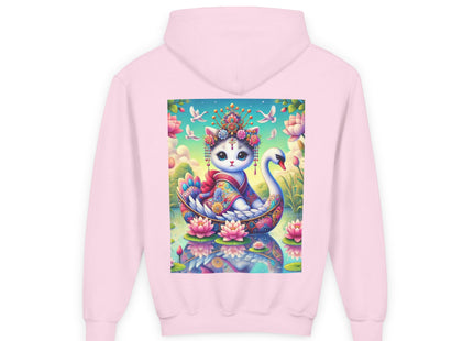 Geisha Kitten’s River Voyage Youth Heavy Blend Hooded Sweatshirt
