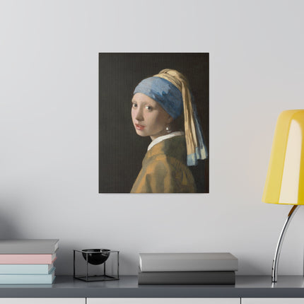 Girl with a Pearl Earring by Johannes Vermeer Matte Canvas, Stretched, 0.75"