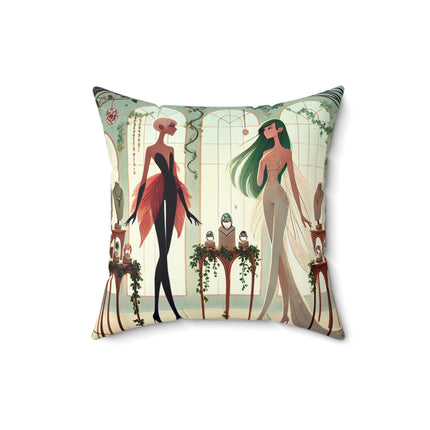 Fairy Treasures Spun Polyester Square Pillow