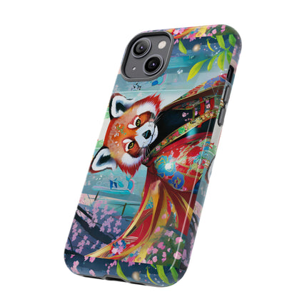 Cybernetic Red Panda Phone Cases