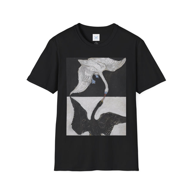 🦢✨ The Swan by Hilma af Klint Softstyle T-Shirt – Spiritual Symbolism & Early Abstract Mastery