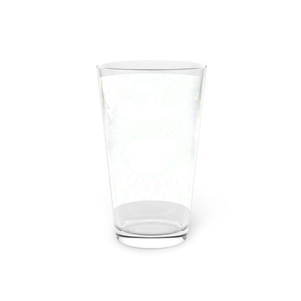 🍀🎄 The Emerald Holly Christmas Pint Glass – Art Deco Holiday Elegance