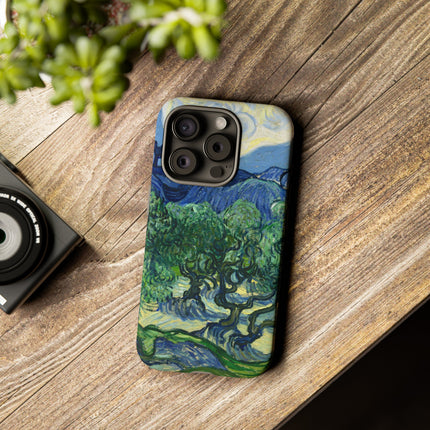 Olive Trees by Vincent Van Gogh Phone Cases