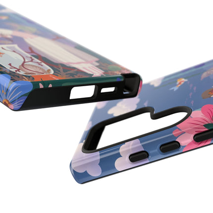 🐠🌸 The Enchanted Aquarium Garden Phone Case – Art Deco Underwater Fantasy