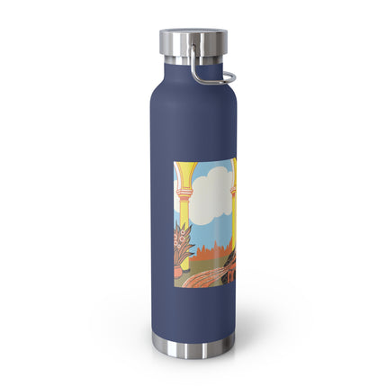 Glimpses of Opulence by Ezio Anichini Copper Vacuum Insulated Bottle, 22oz